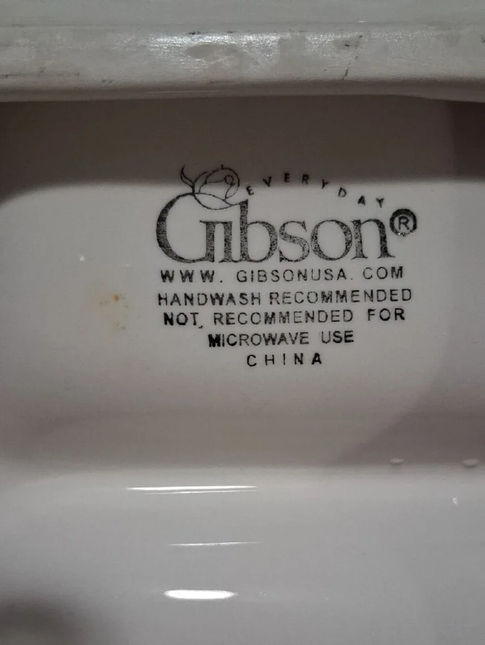 Gibson White Four-Compartment Ceramic Server